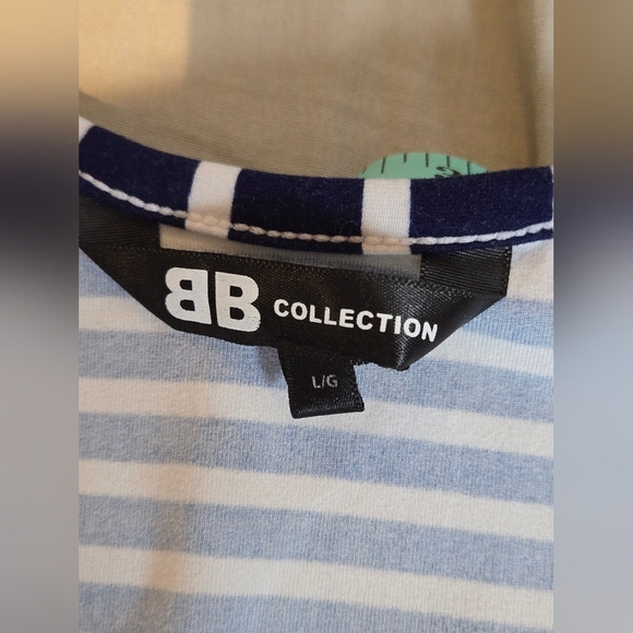 ☀️2/$10☀️Striped Navy and White Maxi Dress - Picture 3 of 8